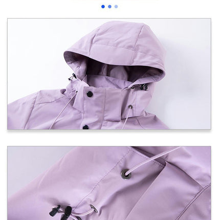 Single-layer Outdoor Jacket, Water-Repellent and Windproof Mountaineering Jacket