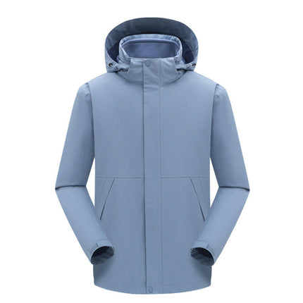 Waterproof 3-in-1 Jacket for Men - Outdoor Skiing Warm Jacket with Removable Liner