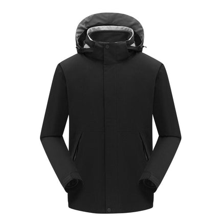 Waterproof 3-in-1 Jacket for Men - Outdoor Skiing Warm Jacket with Removable Liner