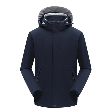 Waterproof 3-in-1 Jacket for Men - Outdoor Skiing Warm Jacket with Removable Liner
