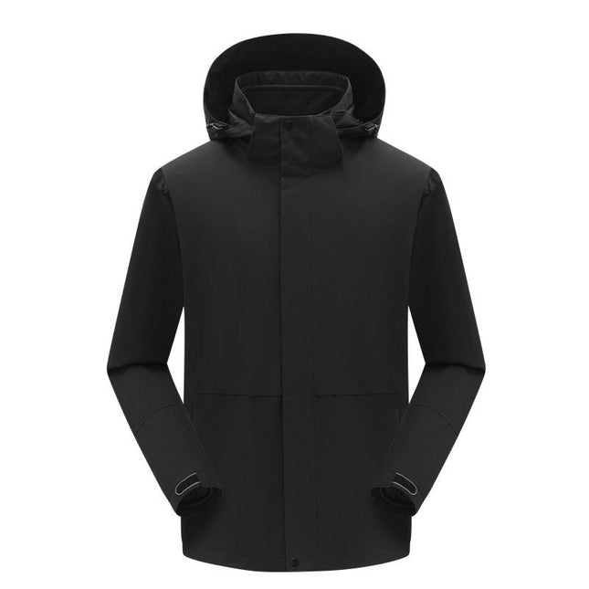 Men's and Women's Mountain Ski Jacket 3 in 1 Waterproof Winter Jacket Warm Snow Jacket