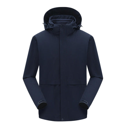 Men's and Women's Mountain Ski Jacket 3 in 1 Waterproof Winter Jacket Warm Snow Jacket