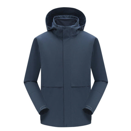 Men's and Women's Mountain Ski Jacket 3 in 1 Waterproof Winter Jacket Warm Snow Jacket