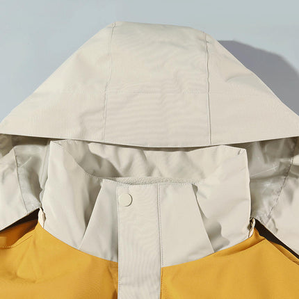 Men's and women's Outdoor 3-in-1 Jacket with Removable Fleece Liner, Windproof and Waterproof