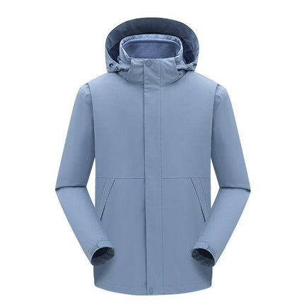 Men's Outdoor Jacket 3 In 1 Removable Down Liner Windproof and Waterproof Jacket