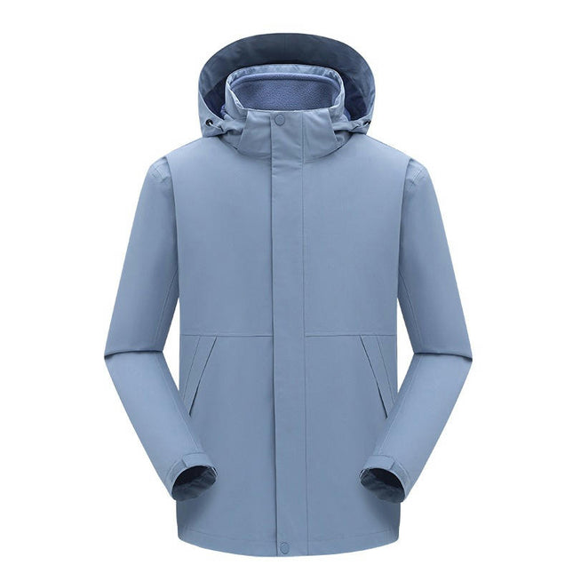 Men's Outdoor Jacket 3 In 1 Removable Down Liner Windproof and Waterproof Jacket