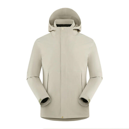Men's Outdoor Jacket 3 In 1 Removable Down Liner Windproof and Waterproof Jacket