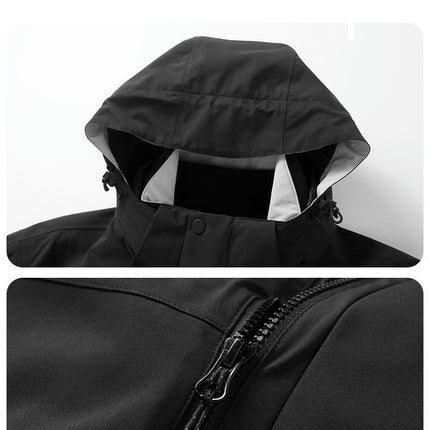 Men's Outdoor Jacket 3 In 1 Removable Down Liner Windproof and Waterproof Jacket