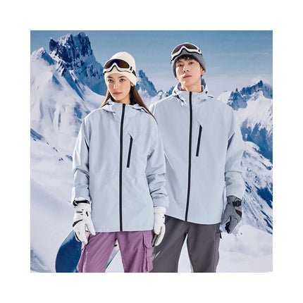 Couple 3 in 1 Jacket Men's Outdoor Mountaineering Clothes Women's Hiking Loose Windproof Waterproof Jacket