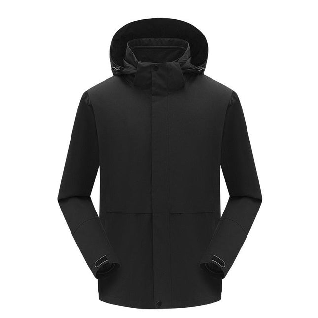 Ski Jackets for Men 3 in 1 Waterproof Snow Coat with Removable Hood for Outdoor Hunting Skiing