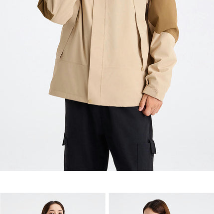 Ski Jackets for Men 3 in 1 Waterproof Snow Coat with Removable Hood for Outdoor Hunting Skiing