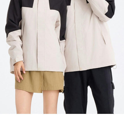 Three-In-One Waterproof Breathable Warm Outdoor Jacket for Men and Women