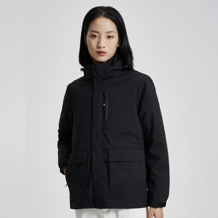 Three-JIn-One Down Liner Jacket for Men and Women, Waterproof, Windproof and Warm Outdoor Travel Jacket