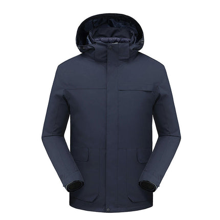 Men's and Women's Down Jackets, Windproof Three-In-One, Detachable Liner Jacket 1