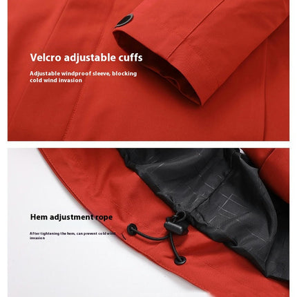 Down Liner Three-In-One Jacket Outdoor Cycling Waterproof Windproof Warm Ski Jacket