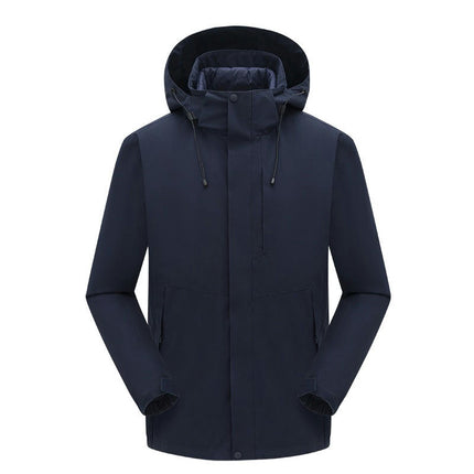 Outdoor travel jacket down jacket 2-piece waterproof breathable warm work clothes jacket