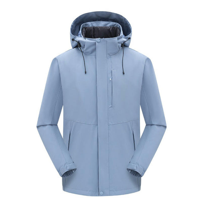 Outdoor travel jacket down jacket 2-piece waterproof breathable warm work clothes jacket