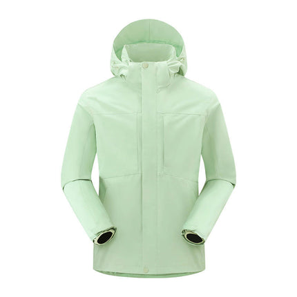 Men's Autumn and Winter Jacket Waterproof and Windproof Outdoor Three-In-One Detachable Liner