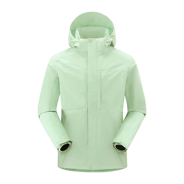 Men's Autumn and Winter Jacket Waterproof and Windproof Outdoor Three-In-One Detachable Liner