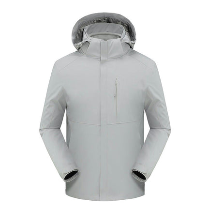 Men's Autumn and Winter Jacket Waterproof and Windproof Outdoor Three-In-One Detachable Liner
