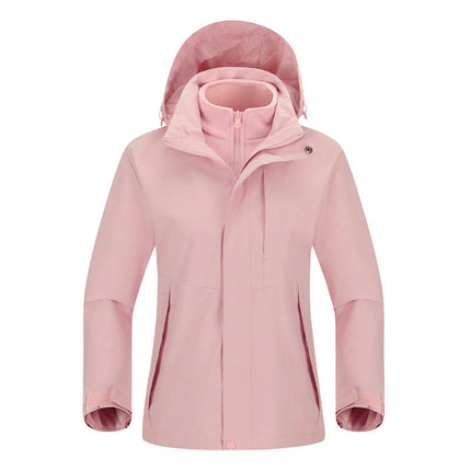 Men's Autumn and Winter Jacket Waterproof and Windproof Outdoor Three-In-One Detachable Liner 2