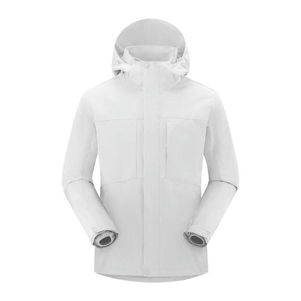 Men's Autumn and Winter Jacket Waterproof and Windproof Outdoor Three-In-One Detachable Liner