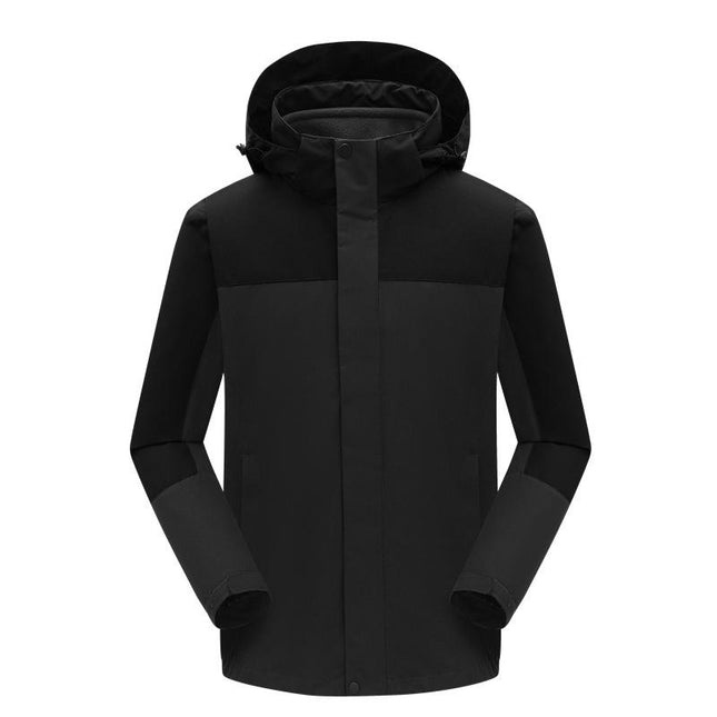 Outdoor 3 in 1 Jacket Men's Windproof Waterproof Mountaineering Warm 2-piece Set