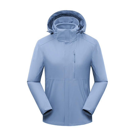 3-in-1 Jacket Women's Waterproof and Oil-proof Polar Fleece Jacket Men's Warm Outdoor 1