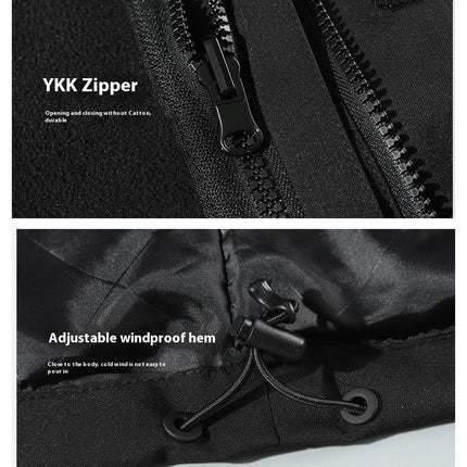 Three-in-one Jacket - Detachable Men's and Women's Outdoor Windproof and Rainproof Warm Jacket 1