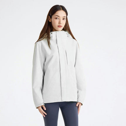 Men's Ski Jackets 3 in 1 Waterproof Winter Jackets Snow Jackets Windproof Hooded with Inner Fleece Coat