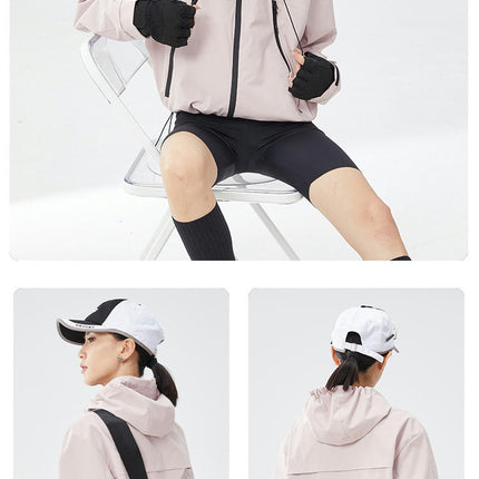 Women's Outdoor Short Jacket - Windproof and Waterproof Cycling and Hiking Clothing