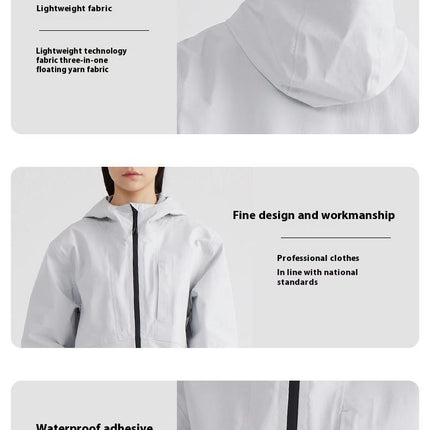 Lightweight Jacket Men's and Women's Windproof Waterproof Breathable Outdoor Hard Shell Windbreaker