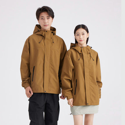 Waterproof Jacket Windproof Rain Hooded jackets for Men and Women Hiking Cycling Travel