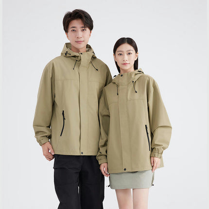 Waterproof Jacket Windproof Rain Hooded jackets for Men and Women Hiking Cycling Travel