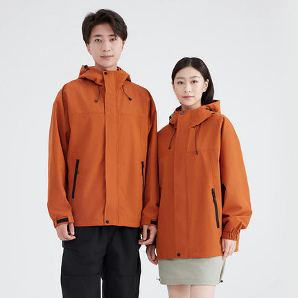 Waterproof Jacket Windproof Rain Hooded jackets for Men and Women Hiking Cycling Travel
