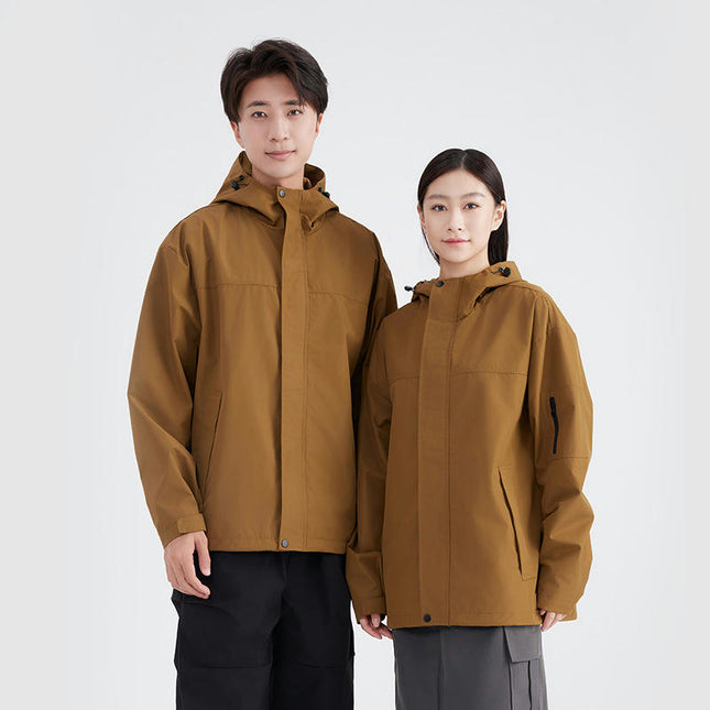 Waterproof Jacket Windproof Rain Hooded jackets for Men and Women Hiking Cycling Travel