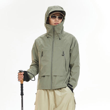 Autumn Jacket Single Layer Men's and Women's Windproof and Waterproof Outdoor Mountaineering Clothing