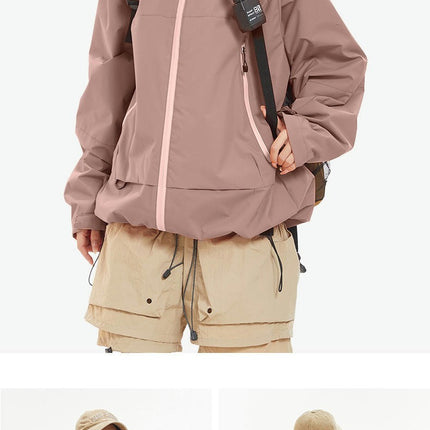 Autumn Jacket Single Layer Men's and Women's Windproof and Waterproof Outdoor Mountaineering Clothing