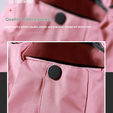 Outdoor Mountaineering Clothing 3-in-1 Jacket 2 Pieces Detachable Windproof and Waterproof