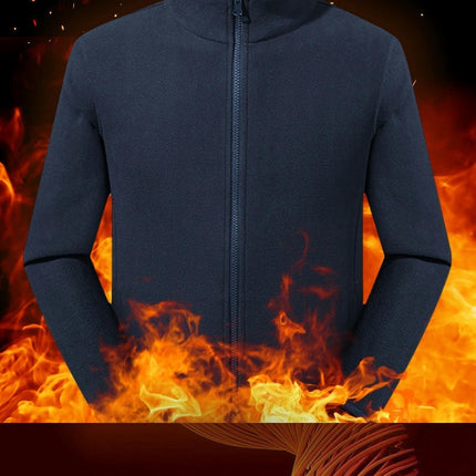 Couples Jacket 3 in 1 Plus Fleece Liner Outdoor Windproof Waterproof Warm Jacket