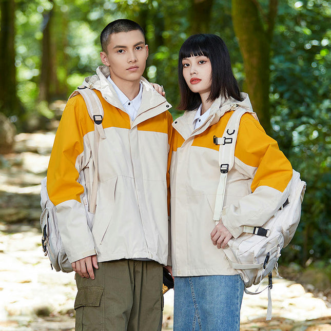 Men's and Women's Waterproof Ski Jacket Winter Coat for Rain Snow Outdoor Hiking-Single piece