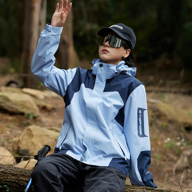 Women's Waterproof Ski Jacket 3 in 1 Winter Coat for Rain Snow Outdoor Hiking 2