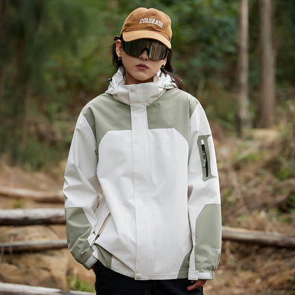 Women's Waterproof Ski Jacket 3 in 1 Winter Coat for Rain Snow Outdoor Hiking 1