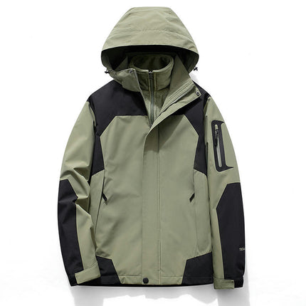 Women's Waterproof Ski Jacket 3 in 1 Winter Coat for Rain Snow Outdoor Hiking 1