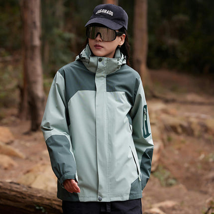 Women's Waterproof Ski Jacket 3 in 1 Winter Coat for Rain Snow Outdoor Hiking 1