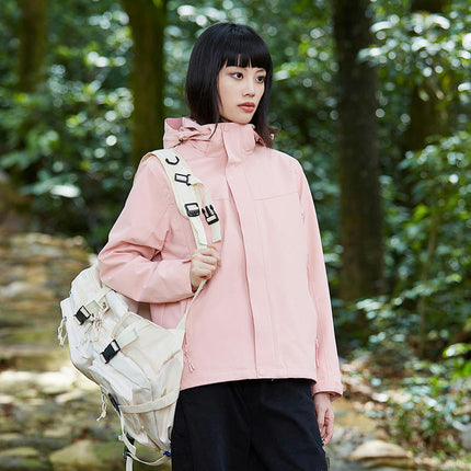 Outdoor Jacket Men's Waterproof and Anti-fouling Jacket Women's Jacket 3 in 1 Two-piece Set