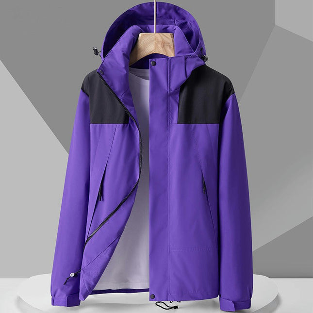Men's and Women's Jackets 3 in 1 Outdoor Windproof and Rainproof Mountaineering Clothing 1