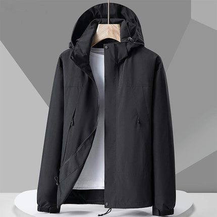 Men's and Women's Jackets 3 in 1 Outdoor Windproof and Rainproof Mountaineering Clothing