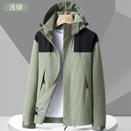 Men's and Women's Jackets 3 in 1 Outdoor Windproof and Rainproof Mountaineering Clothing 1