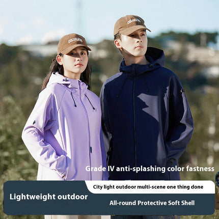 Men's and Women's Jackets 3 in 1 Outdoor Windproof and Rainproof Mountaineering Clothing 1